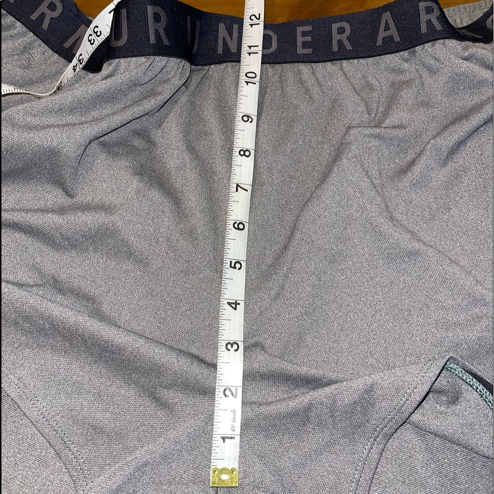 Women's UA Play Up Shorts‎ 3.0 Twist XXL plus size NWT gray and black - Picture 12 of 13